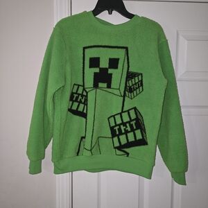 Green Graphic Boy's Sweater